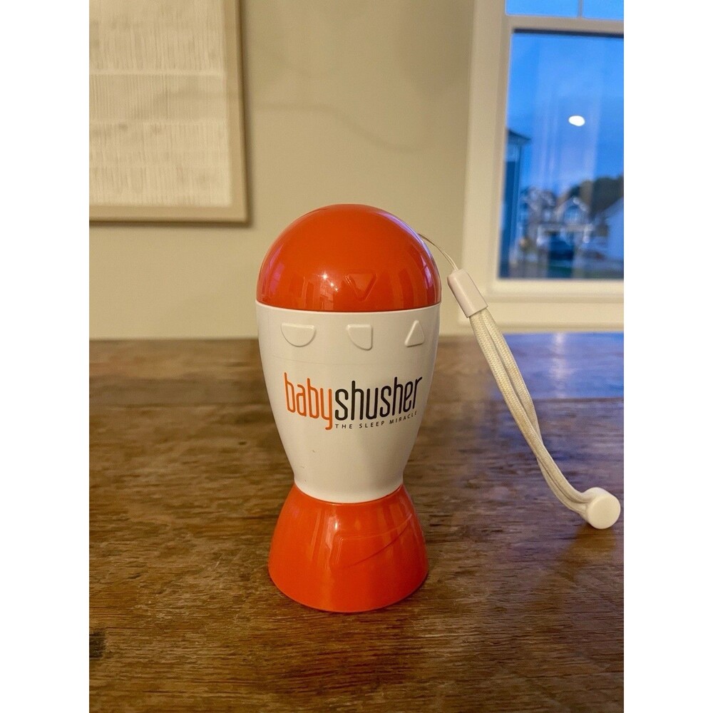 Baby Shusher White Noise Machine Shushing Sleep Aid, Orange/White